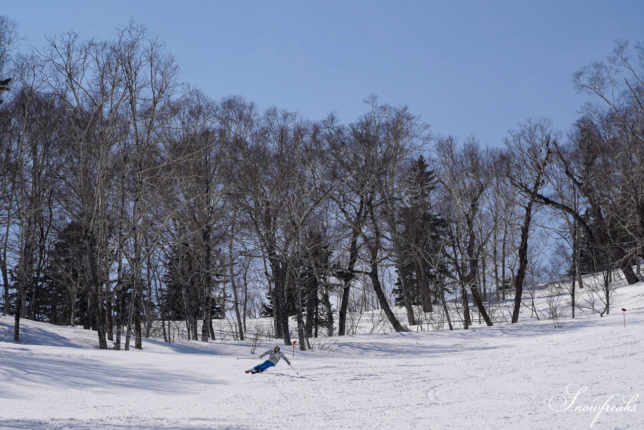 富良野スキー場　気持ちの良いポカポカ陽気に恵まれて、富良野で過ごす素敵な春の１日(^^)v